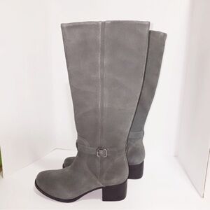 Koolaburra by UGG Women's Madeley Tall Stone Grey Suede Boots Sz 9 NWB